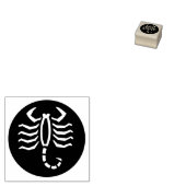 Briefmarke "Scorpio" Gummistempel (Stempel)