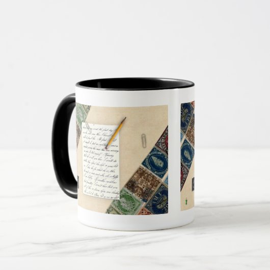 Briefmarke Scrapbook Tasse (Vorderseite Links)