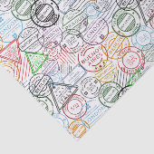 Briefmarke Seidenpapier (Ausschnitt)