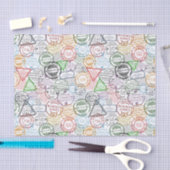 Briefmarke Seidenpapier (Handwerk)