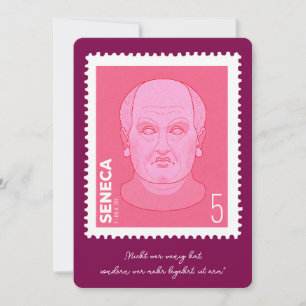 Briefmarke Seneca - Einladung