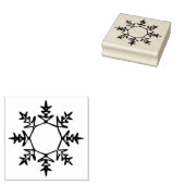 Briefmarke Snowflake Gummistempel (Stempel)