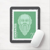 Briefmarke Sokrates - Mousepad (Mit Mouse)