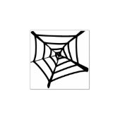 Briefmarke Spiderweb Illustration Gummistempel (Prägung)