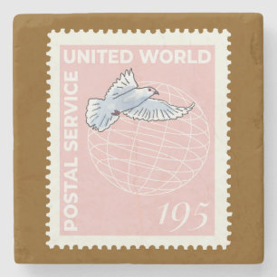 Briefmarke - steinuntersetzer