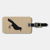 Briefmarke Style Rave Gepäckanhänger (Vorderseite horizontal)