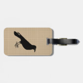 Briefmarke Style Rave Gepäckanhänger (Rückseite horizontal)