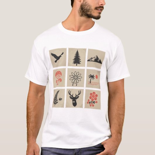 Briefmarke T-Shirt (Vorderseite)