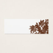 Briefmarke-Tag für Brown Fall Leaf (Rückseite)