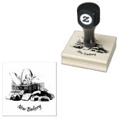 Briefmarke, Timbro, Bäckerei, Scheibe Gummistempel (Stempel)