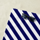 Briefmarke und Diagonale Streifen Strandtuch (Beispiel)