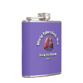 Briefmarke unsere TB jetzt. Welttuberkulosetag. Flachmann (Rechts)