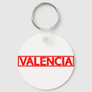 Briefmarke Valencia Schlüsselanhänger