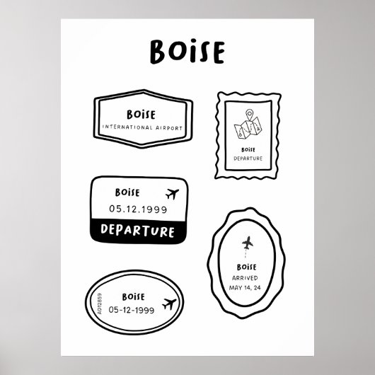 Briefmarke | Vintages Design Poster (Vorne)