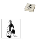 Briefmarke Violine Gummistempel (Stempel)