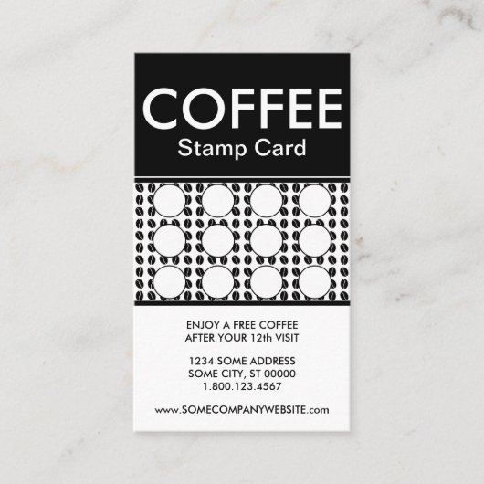 Briefmarke Visitenkarte (Vorderseite)