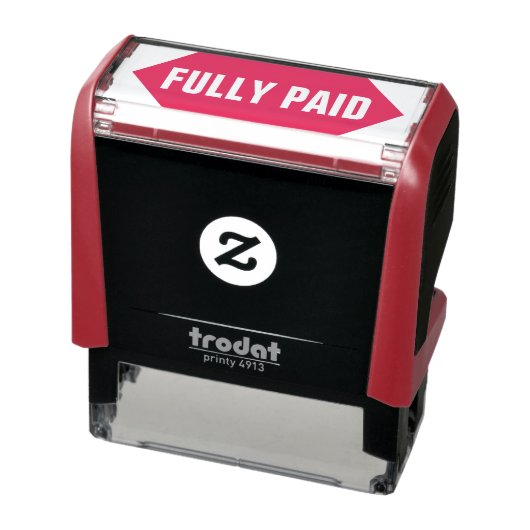 Briefmarke "VOLLSTÄNDIG BEZAHLT" Permastempel (Produkt)