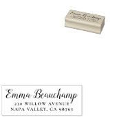 Briefmarke von Adressen für persönliche oder Beruf Gummistempel (Stempel)