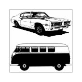 Briefmarke von Autos Gummistempel (Prägung)