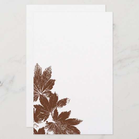 Briefmarke von Braunleder Briefpapier (Vorne/Hinten)