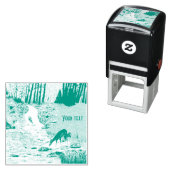 Briefmarke von Dot und Fawn Self Inking Permastempel (Beispiel)