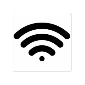 Briefmarke von drahtlosen Symbolen Gummistempel (Prägung)