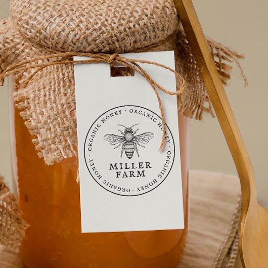 Briefmarke von Familienbetrieben Gummistempel