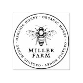 Briefmarke von Familienbetrieben Gummistempel (Prägung)