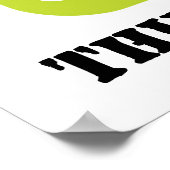 Briefmarke von Fettleibigkeit Think Proportionen ( Poster (Ecke)