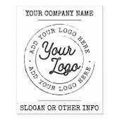 Briefmarke von Firmenlogo Gummistempel (Prägung)