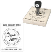 Briefmarke von Firmenlogo Gummistempel (Stempel)