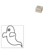 Briefmarke von Floating-Ghost-Illustrationen Gummistempel (Stempel)
