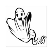 Briefmarke von Floating-Ghost-Illustrationen Gummistempel (Prägung)