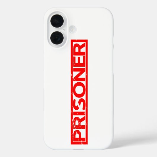 Briefmarke von Gefangenen Case-Mate iPhone Hülle (Rückseite)