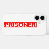 Briefmarke von Gefangenen Case-Mate iPhone Hülle (Rückseite (Horizontal))