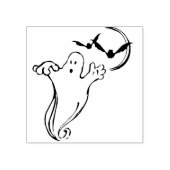 Briefmarke von Ghost und Fledermäusen Gummistempel (Prägung)