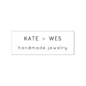 Briefmarke von handgefertigten Schmuckfirmen Gummistempel (Prägung)