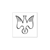 Briefmarke von Heiliger Geist-Taube Gummistempel (Prägung)