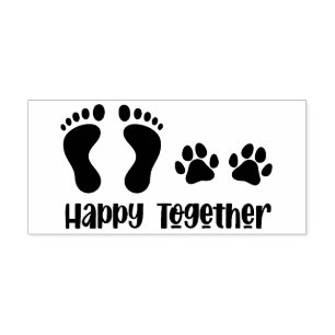 Briefmarke von Hund Best Friend Rubber Permastempel