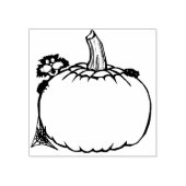 Briefmarke von Katzen- und Kürbisbildern Gummistempel (Prägung)