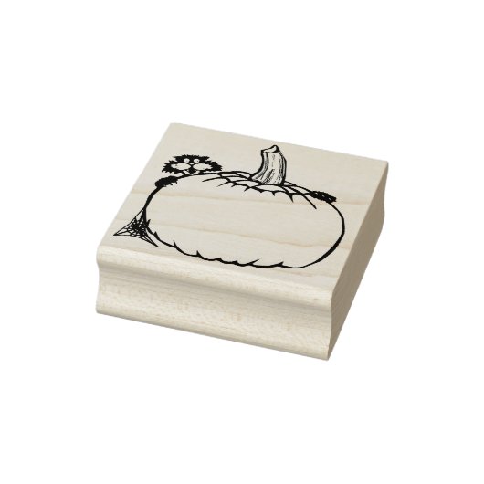 Briefmarke von Katzen- und Kürbisbildern Gummistempel (Stempel)