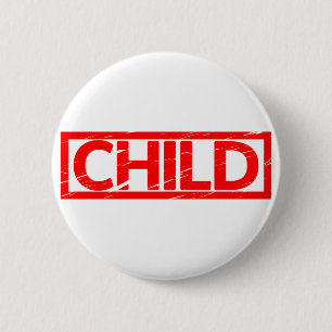 Briefmarke von Kindern Button