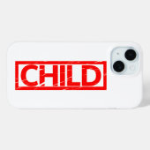 Briefmarke von Kindern Case-Mate iPhone Hülle (Rückseite (Horizontal))