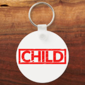 Briefmarke von Kindern Schlüsselanhänger (Rückseite)