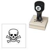 Briefmarke von Knochen Gummistempel (Stempel)