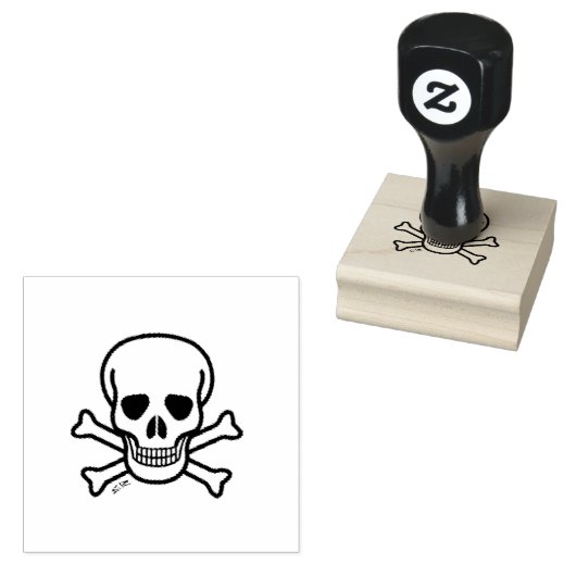 Briefmarke von Knochen Gummistempel (Stempel)