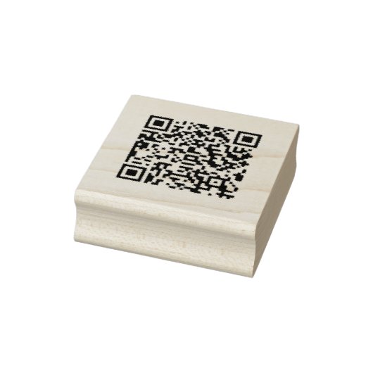 Briefmarke von kundenspezifischem QR-Code-Business Gummistempel (Stempel)
