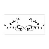 Briefmarke von Leafy Divider Rubber Art Gummistempel (Prägung)