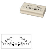 Briefmarke von Leafy Divider Rubber Art Gummistempel (Stempel)