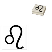 Briefmarke von Leo-Symbolen Gummistempel (Stempel)